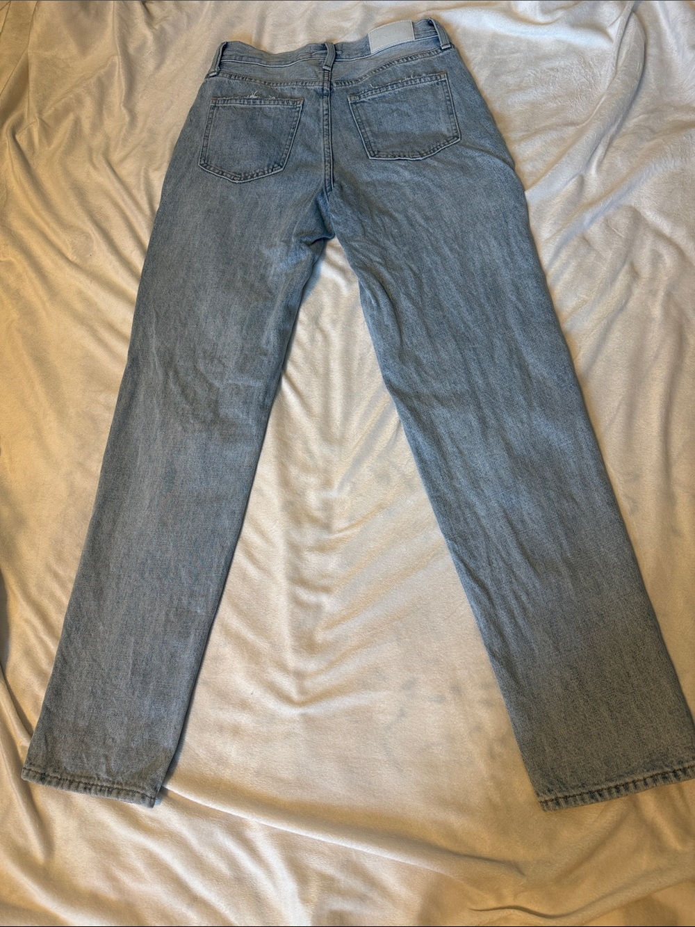 Pistola Presley High Rise Relaxed Roller Jeans Size 25 Light Wash Distressed - Picture 8 of 16